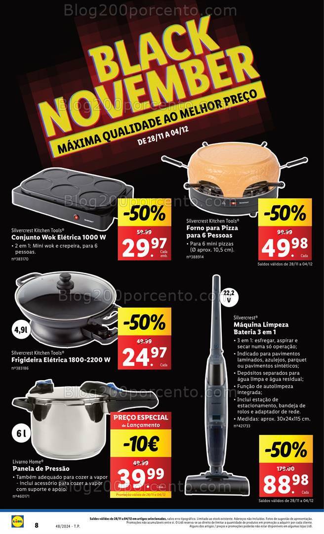 Antevisão Folheto LIDL Bazar Promoções de 28 novembro a 4 dezembro