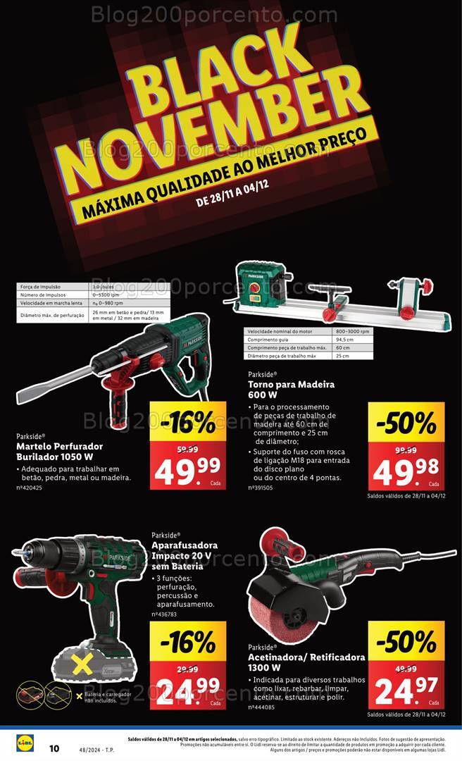 Antevisão Folheto LIDL Bazar Promoções de 28 novembro a 4 dezembro