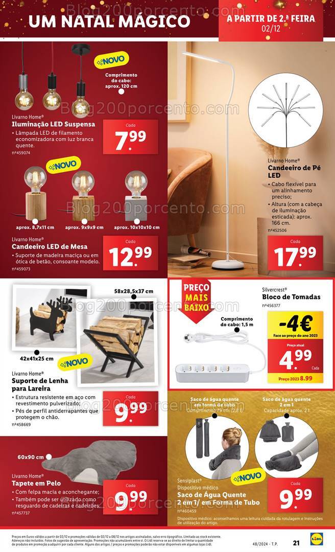 Antevisão Folheto LIDL Bazar Promoções a partir de 2 dezembro