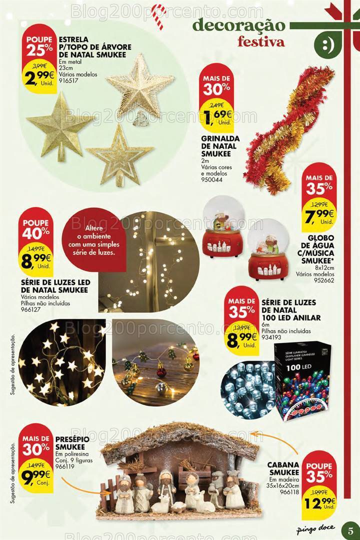 Antevisão Folheto PINGO DOCE Ofertas de Natal Promoções até 31 dezembro