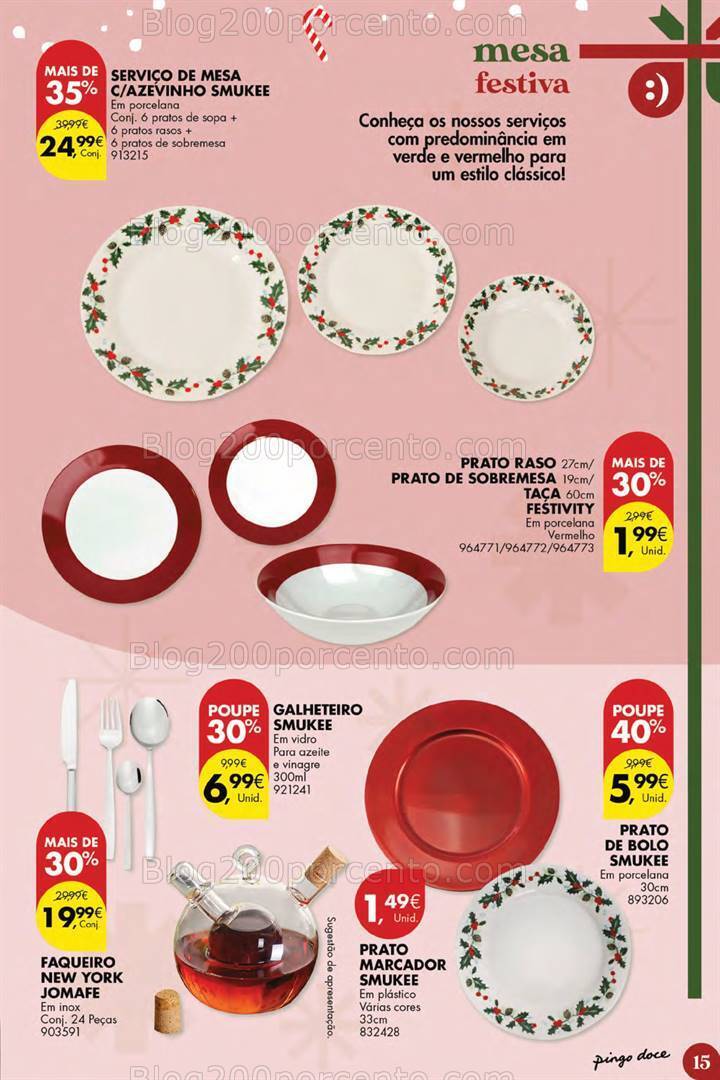 Antevisão Folheto PINGO DOCE Ofertas de Natal Promoções até 31 dezembro