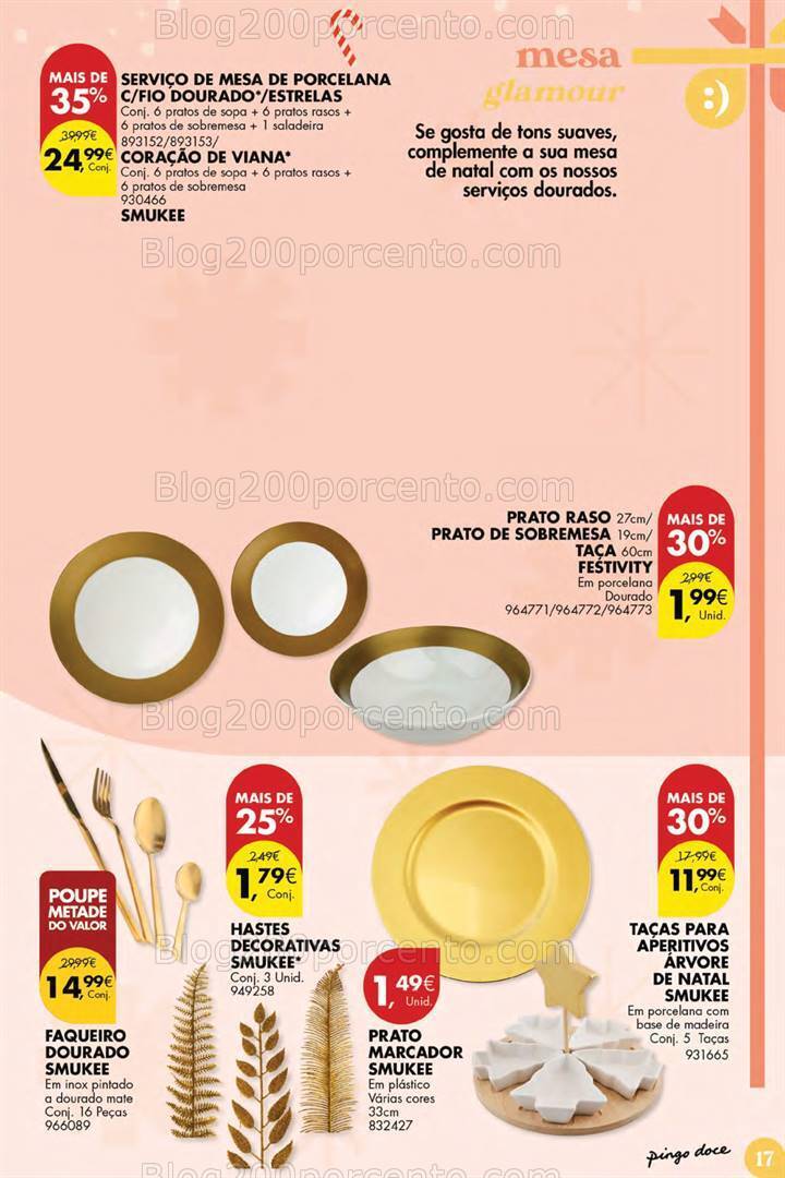 Antevisão Folheto PINGO DOCE Ofertas de Natal Promoções até 31 dezembro