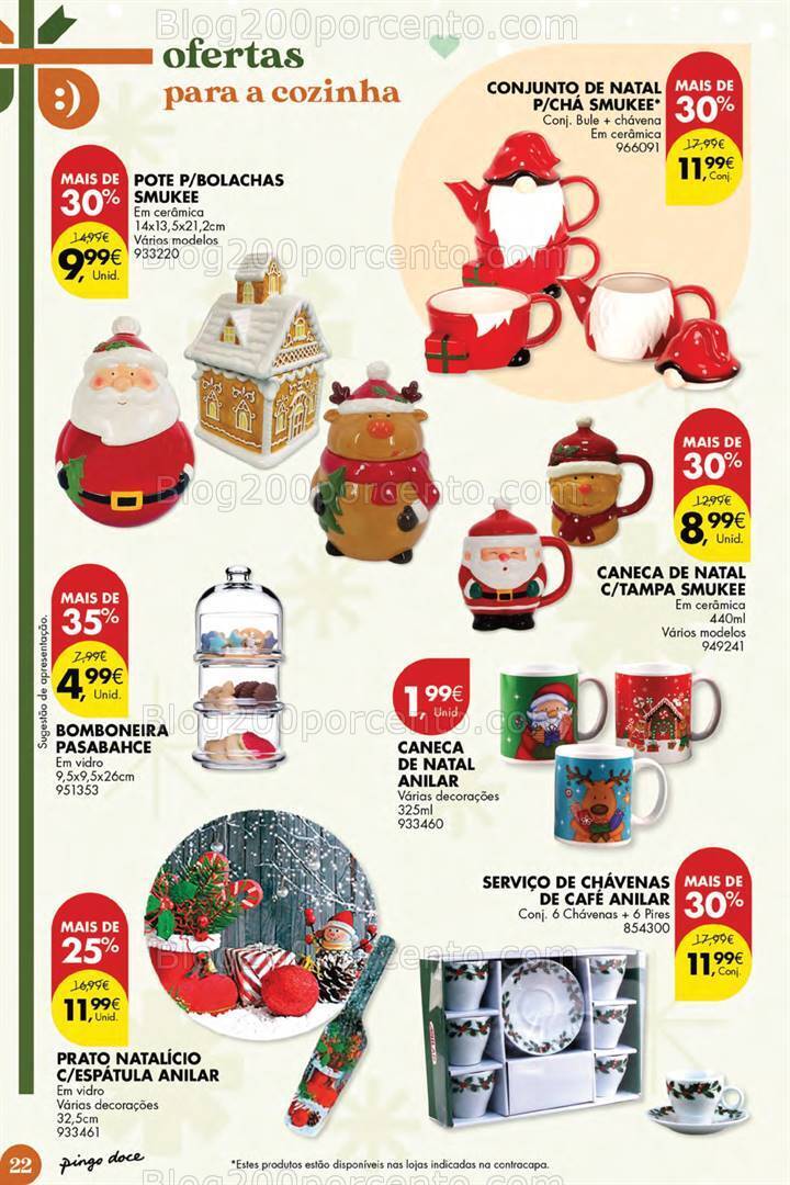 Antevisão Folheto PINGO DOCE Ofertas de Natal Promoções até 31 dezembro