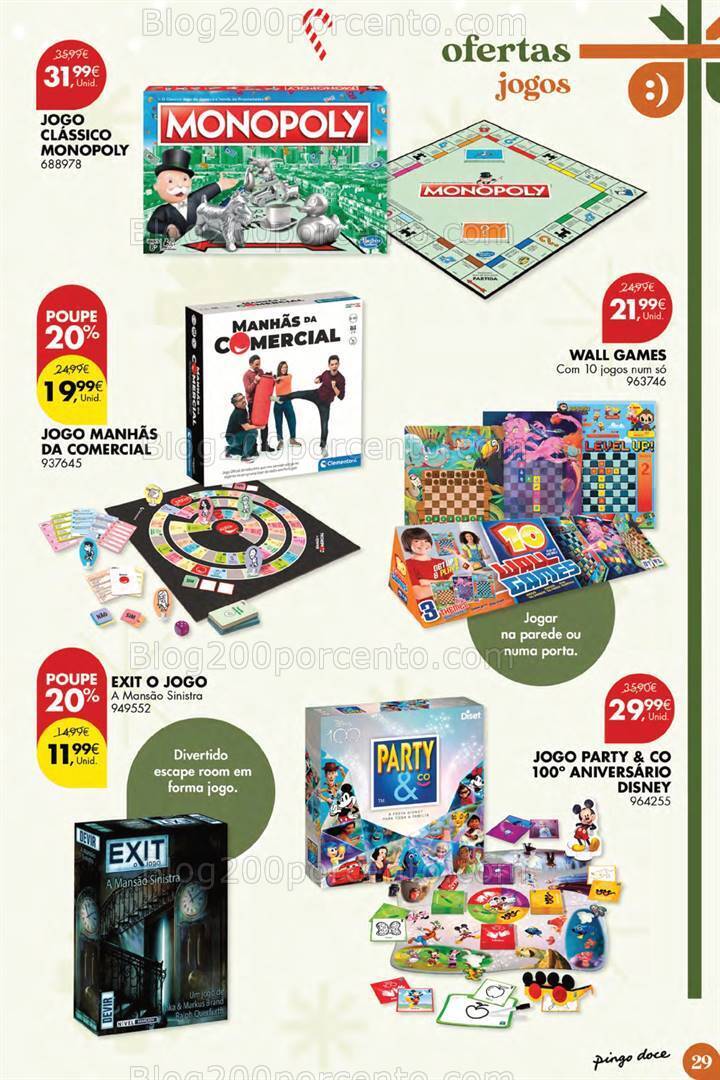 Antevisão Folheto PINGO DOCE Ofertas de Natal Promoções até 31 dezembro