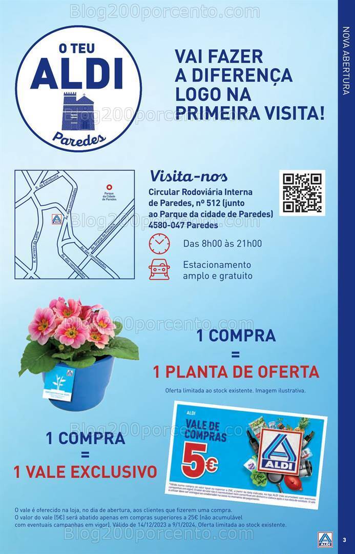 Antevisão Folheto ALDI Aberturas - Paredes Promoções de 13 a 19 dezembro