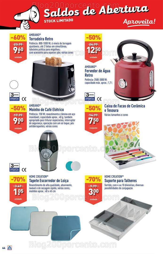 Antevisão Folheto ALDI Aberturas - Paredes Promoções de 13 a 19 dezembro