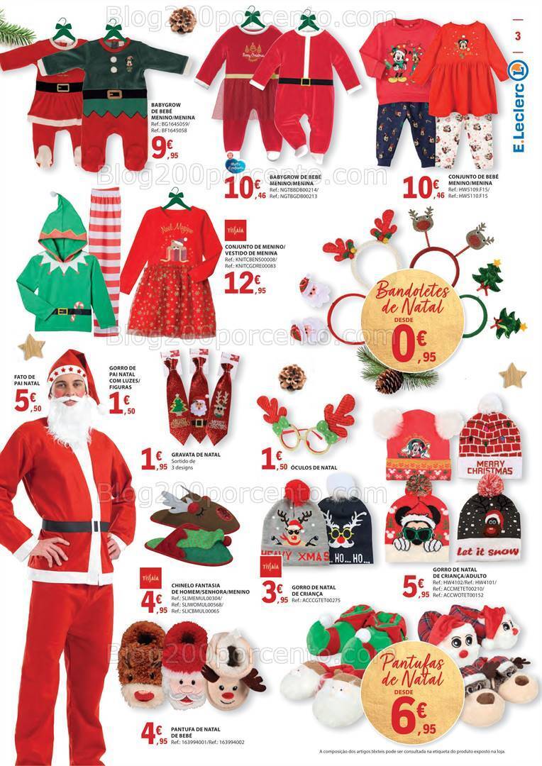 Antevisão Folheto E-LECLERC Presentes de Natal Promoções de 3 novembro a 24 dezembro