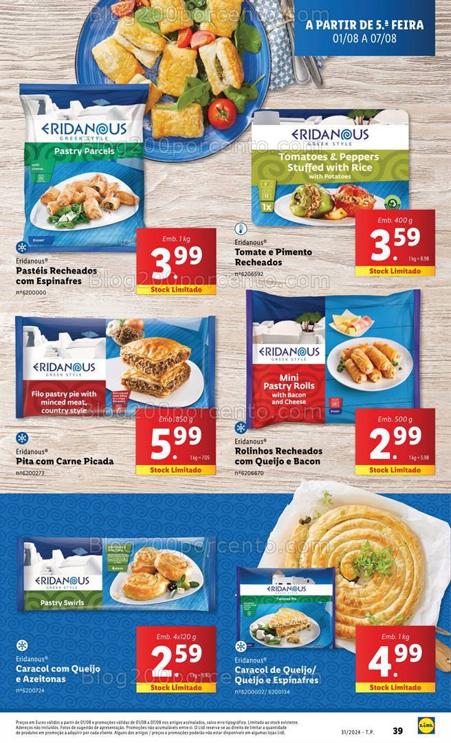 Antevisão Folheto LIDL Sabores do Mundo Promoções de 1 a 7 agosto