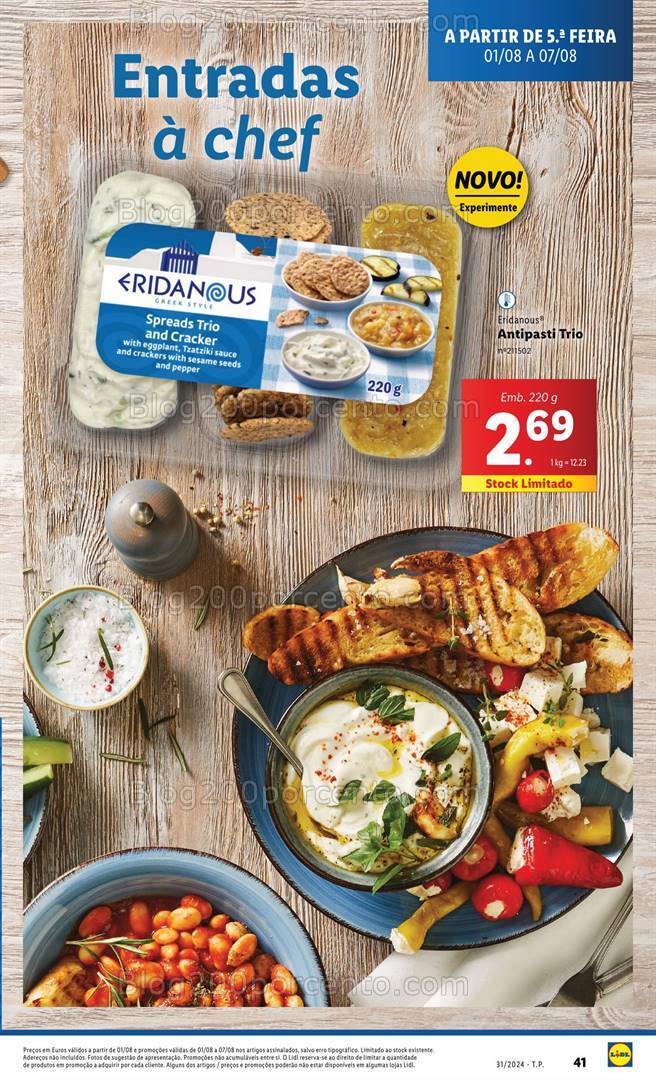 Antevisão Folheto LIDL Sabores do Mundo Promoções de 1 a 7 agosto