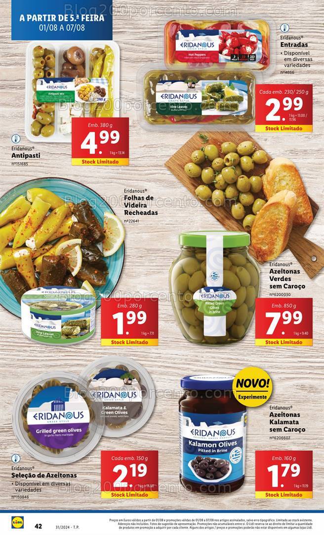 Antevisão Folheto LIDL Sabores do Mundo Promoções de 1 a 7 agosto