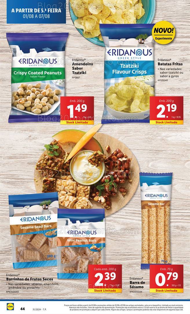 Antevisão Folheto LIDL Sabores do Mundo Promoções de 1 a 7 agosto