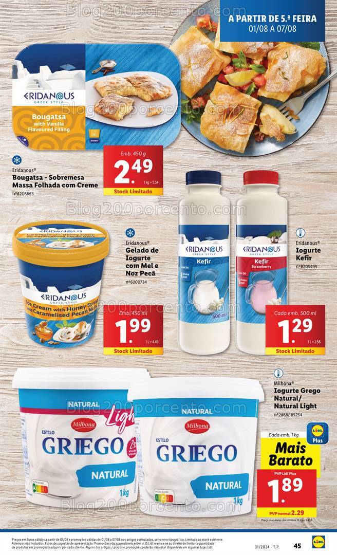 Antevisão Folheto LIDL Sabores do Mundo Promoções de 1 a 7 agosto