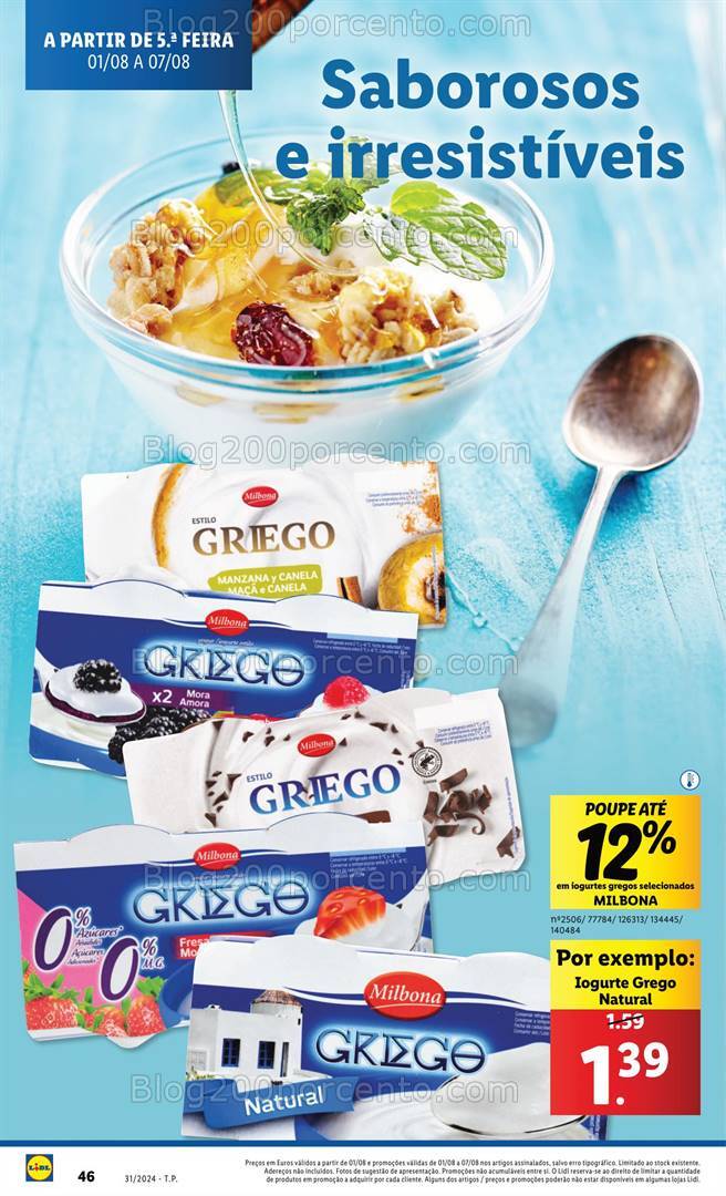 Antevisão Folheto LIDL Sabores do Mundo Promoções de 1 a 7 agosto