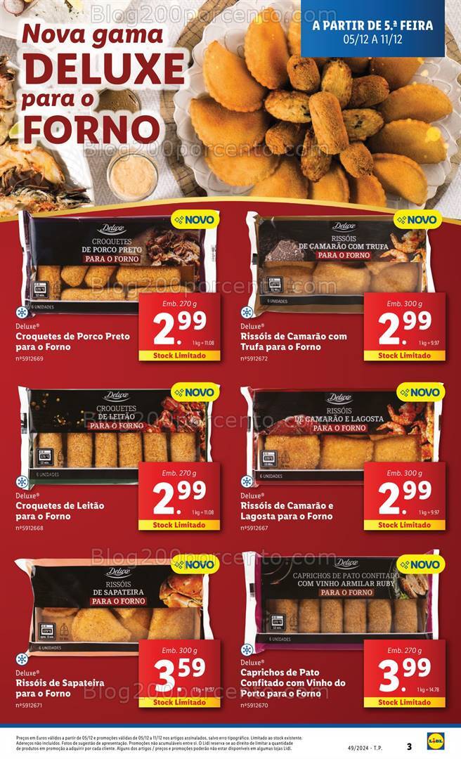 Antevisão Folheto LIDL Natal Promoções de 5 a 11 dezembro