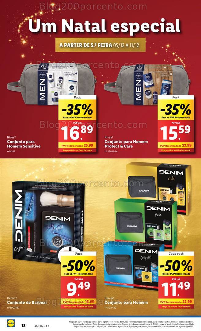 Antevisão Folheto LIDL Natal Promoções de 5 a 11 dezembro