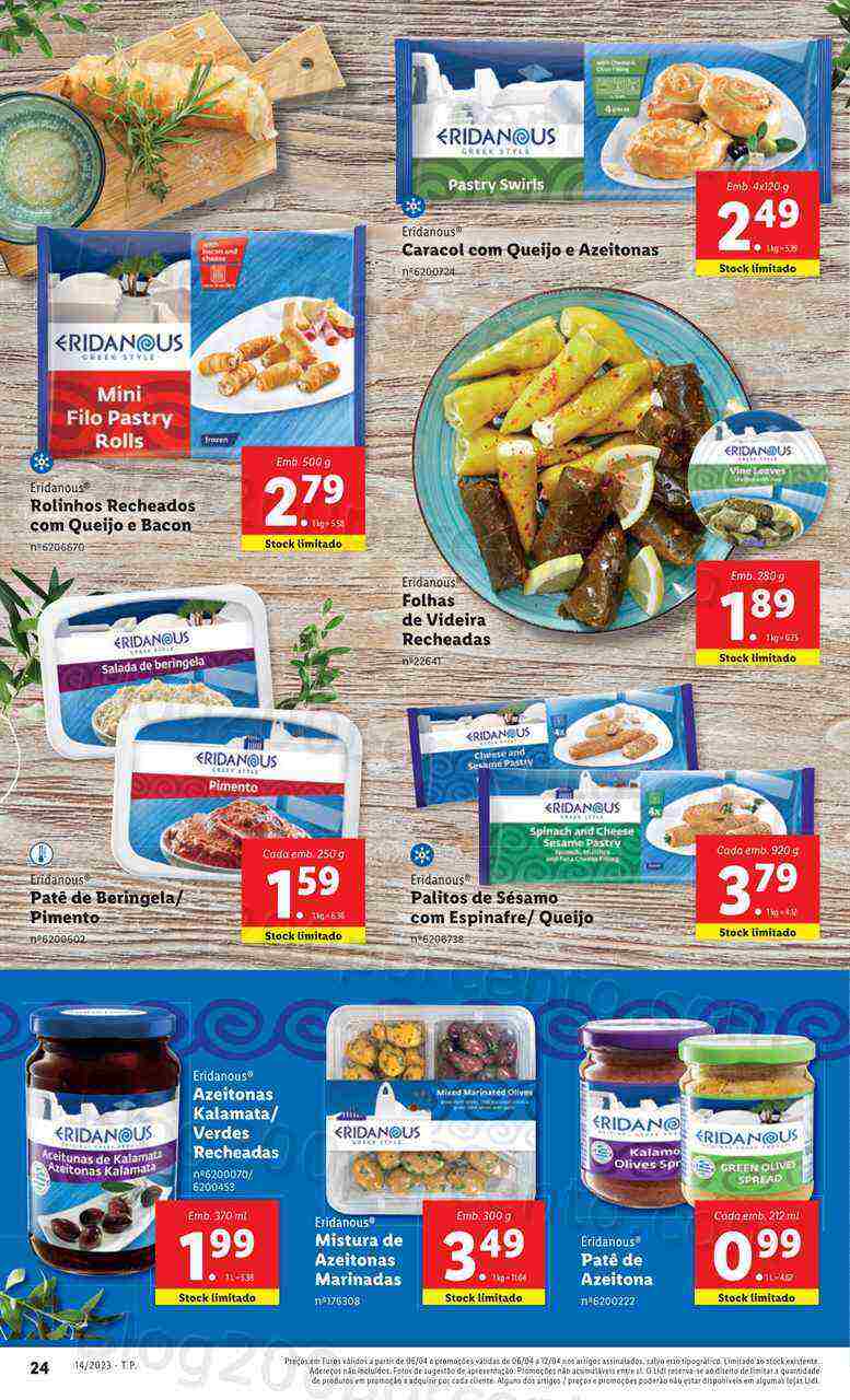 Antevisão Folheto LIDL Sabores do Mundo - Grécia Promoções de 6 a 12 abril