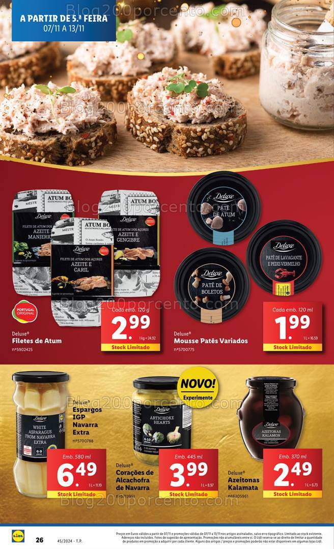 Antevisão Folheto LIDL Promoções de 7 a 13 novembro