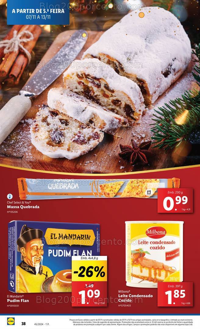 Antevisão Folheto LIDL Promoções de 7 a 13 novembro