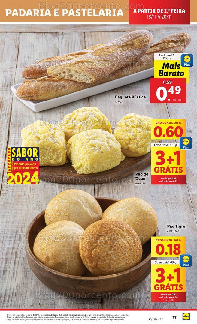 Antevisão Folheto LIDL Supermercado Promoções de 18 a 20 novembro