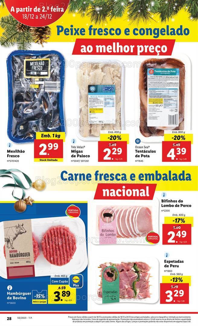 Antevisão Folheto LIDL Promoções Fim de Semana - 16 e 17 dezembro
