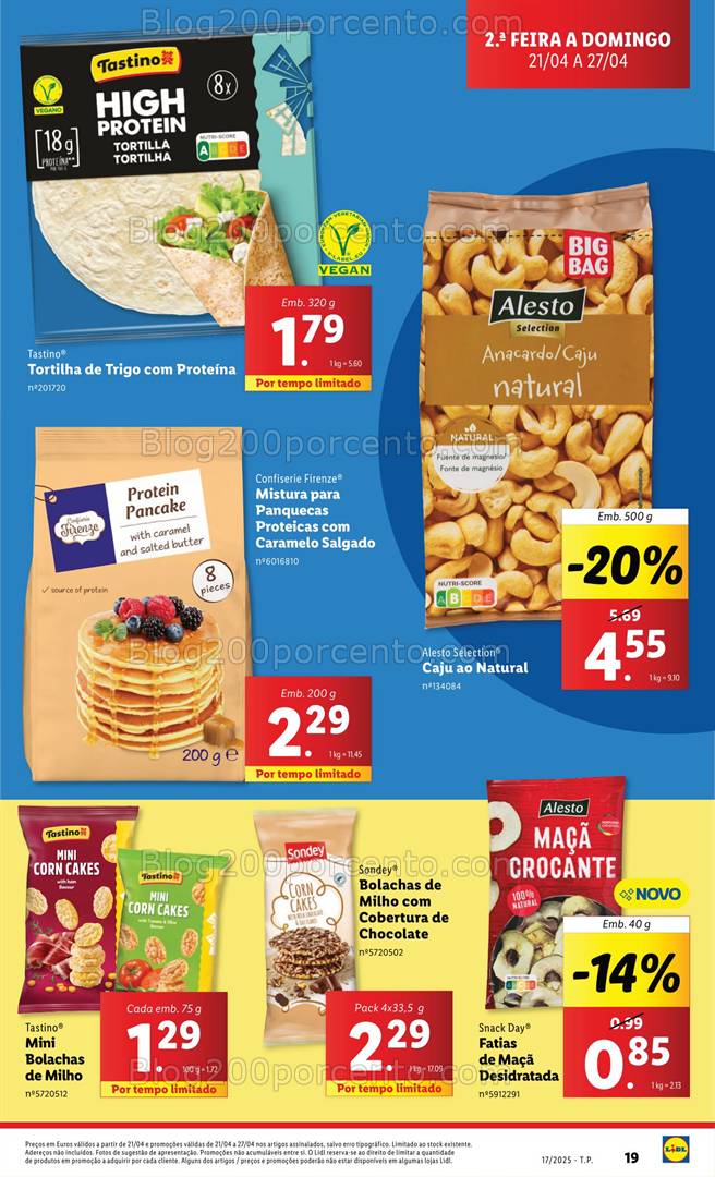 Antevisão Folheto LIDL Promoções de 21 a 27 abril - Edição Digital