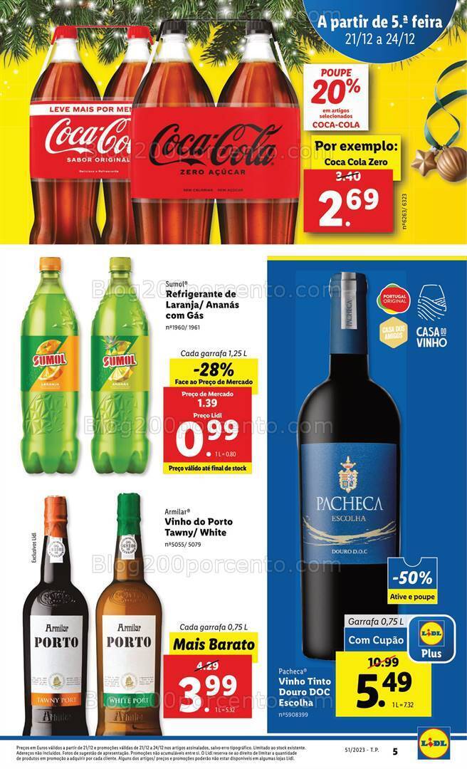 Antevisão Folheto LIDL Essenciais de Natal Promoções de 21 a 24 dezembro