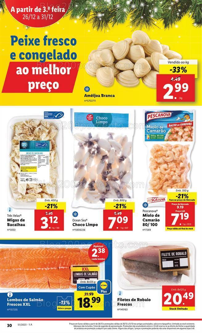 Antevisão Folheto LIDL Essenciais de Natal Promoções de 21 a 24 dezembro