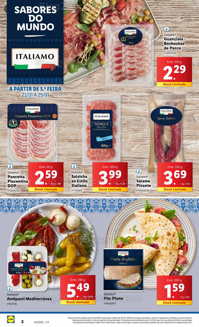 Antevisão Folheto LIDL Sabores do Mundo Promoções de 21 a 27 janeiro