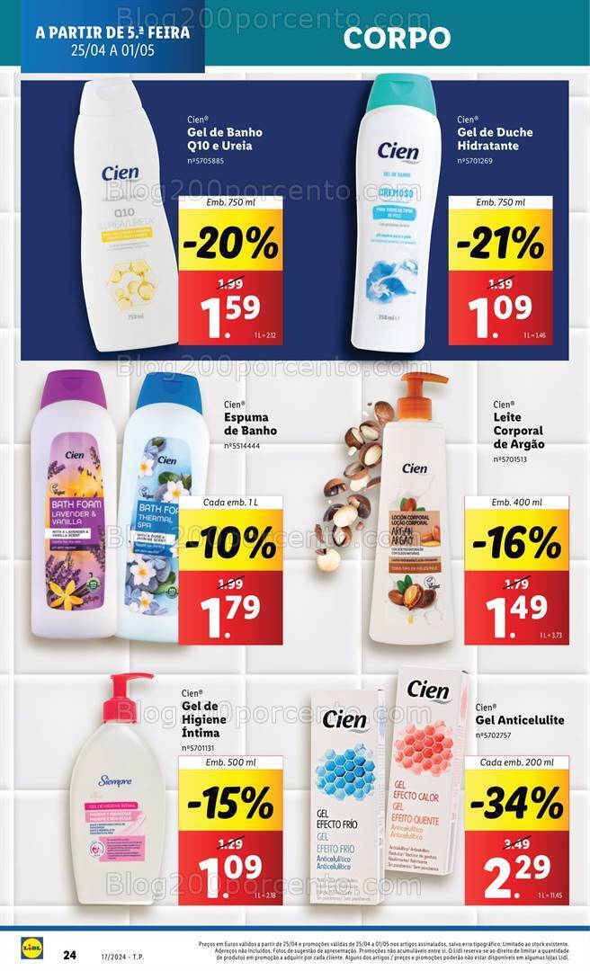 Antevisão Folheto LIDL Especial Higiene e Beleza Promoções de 25 abril a 1 maio