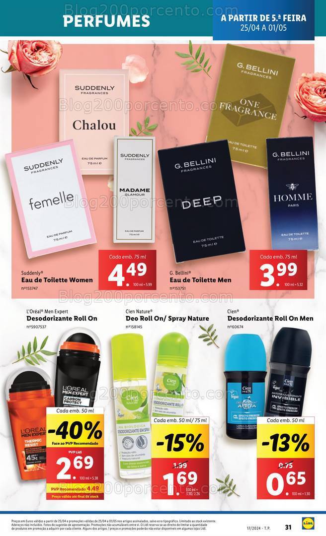 Antevisão Folheto LIDL Especial Higiene e Beleza Promoções de 25 abril a 1 maio