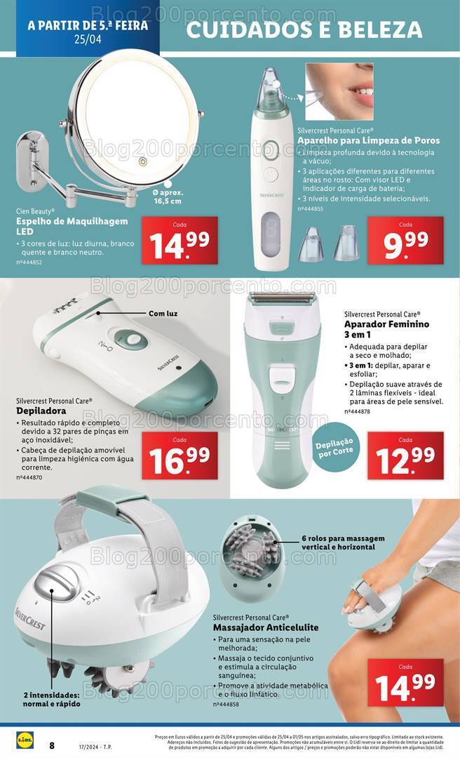 Antevisão Folheto LIDL Especial Higiene e Beleza Promoções de 25 abril a 1 maio