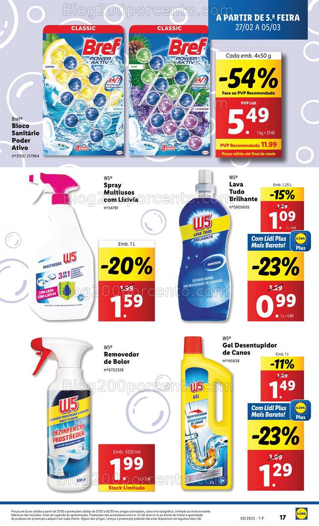 Antevisão Folheto LIDL Promoções de 27 fevereiro a 5 março