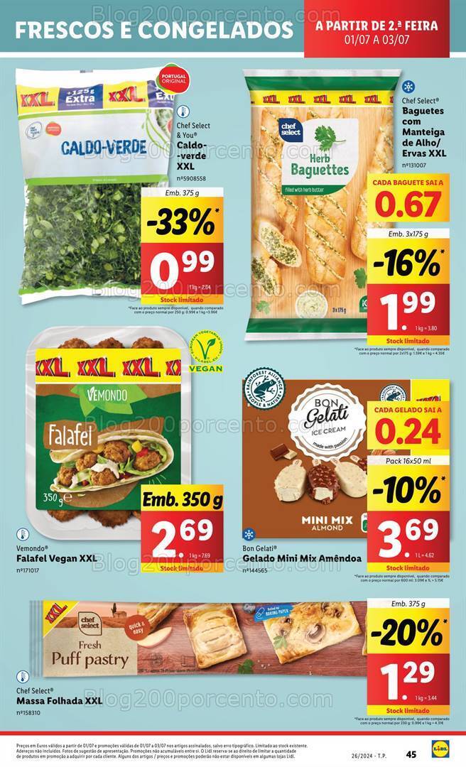 Antevisão Folheto LIDL Promoções de 1 a 3 julho