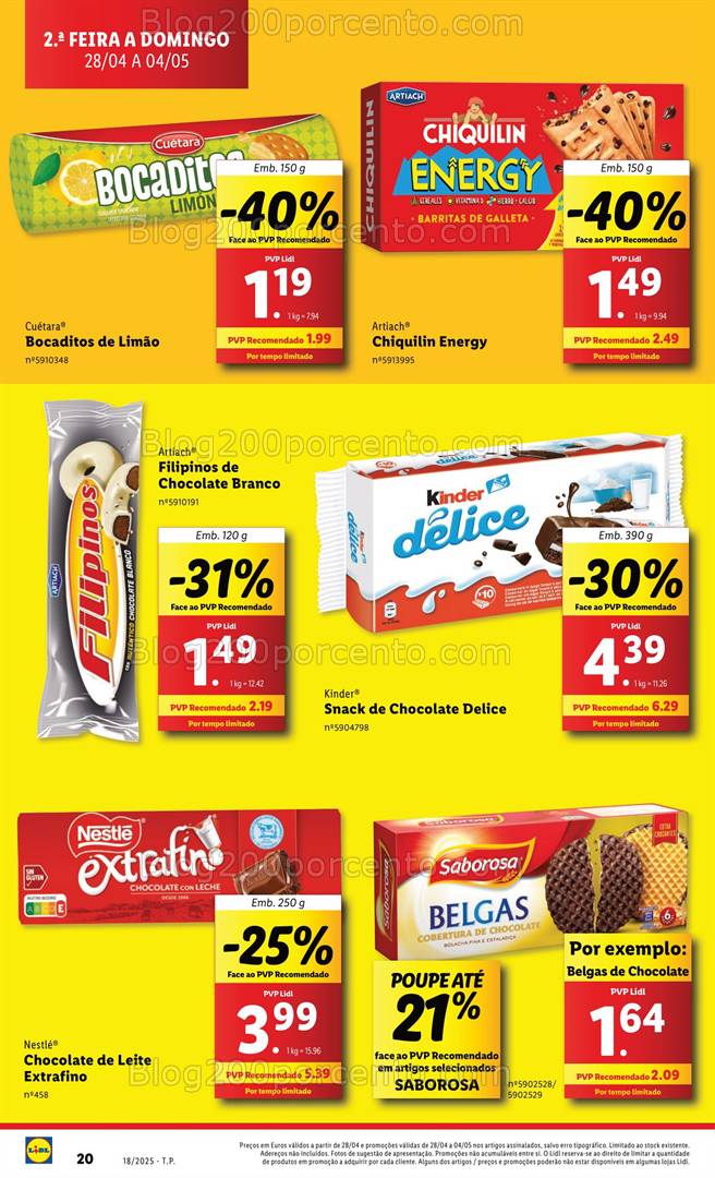 Antevisão Folheto LIDL Promoções de 28 abril a 4 maio - Edição Digital