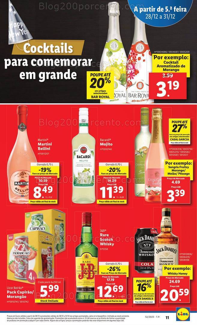 Antevisão Folheto LIDL Promoções de 28 a 31 dezembro