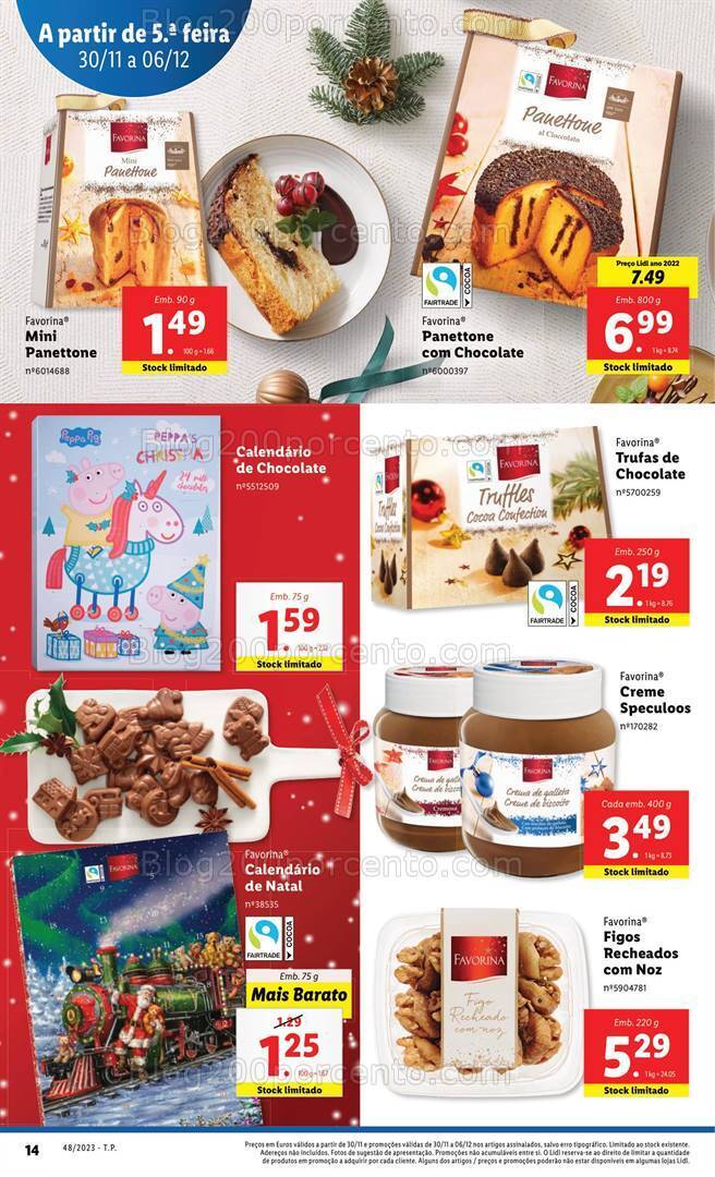 Antevisão Folheto LIDL Promoções de 30 novembro a 6 dezembro