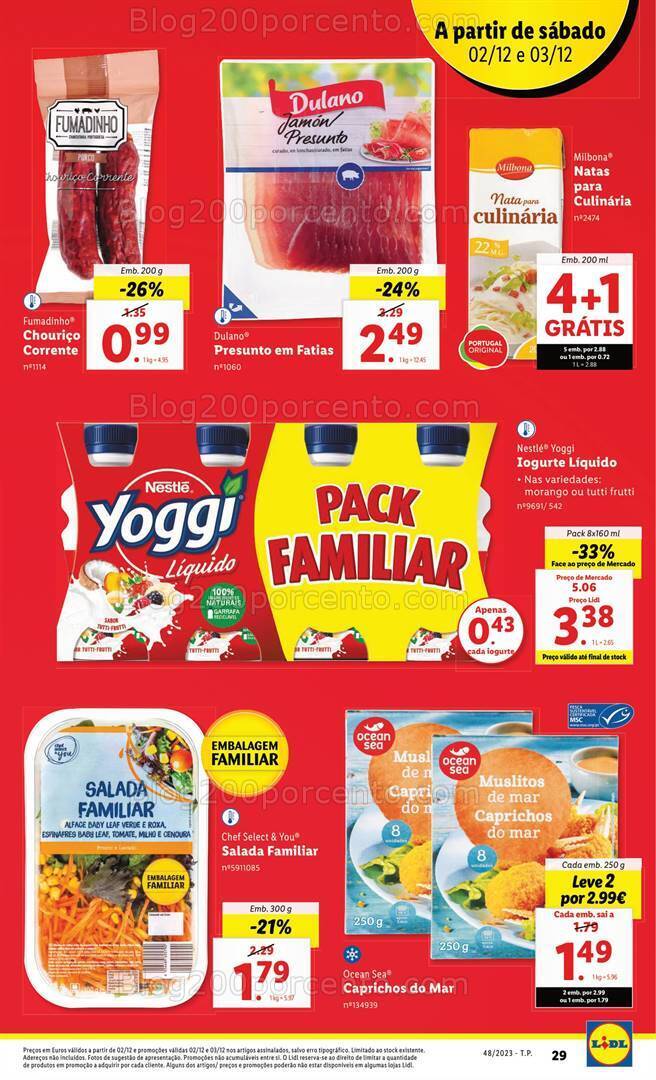 Antevisão Folheto LIDL Promoções de 30 novembro a 6 dezembro