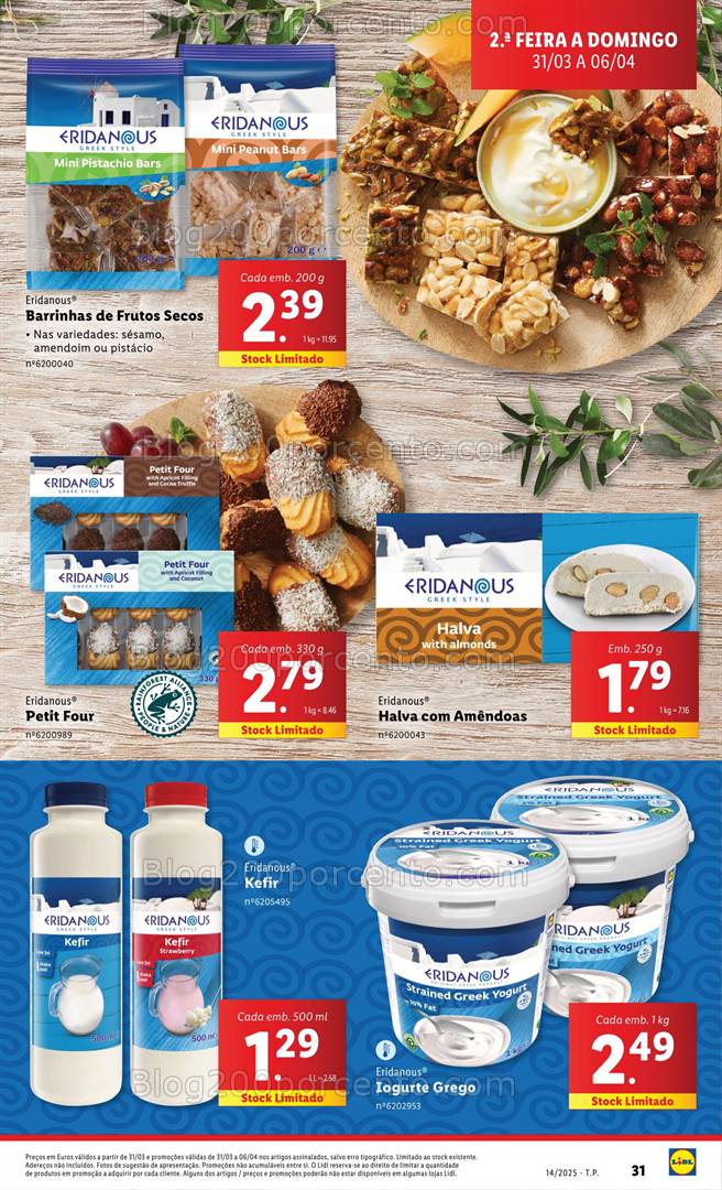 Antevisão Folheto LIDL Sabores do Mundo Promoções 31 março a 6 abril