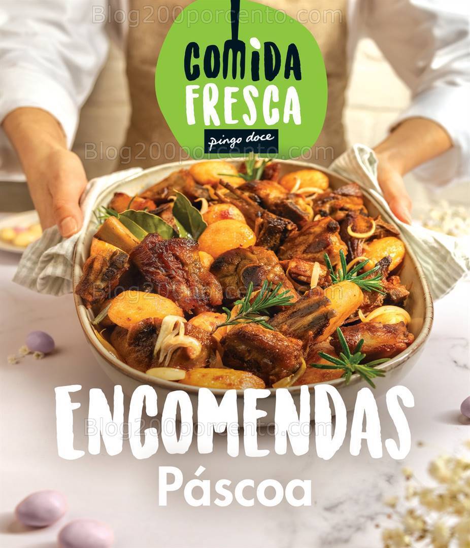 Antevisão Folheto PINGO DOCE Take Away Páscoa Promoções de 5 a 24 março