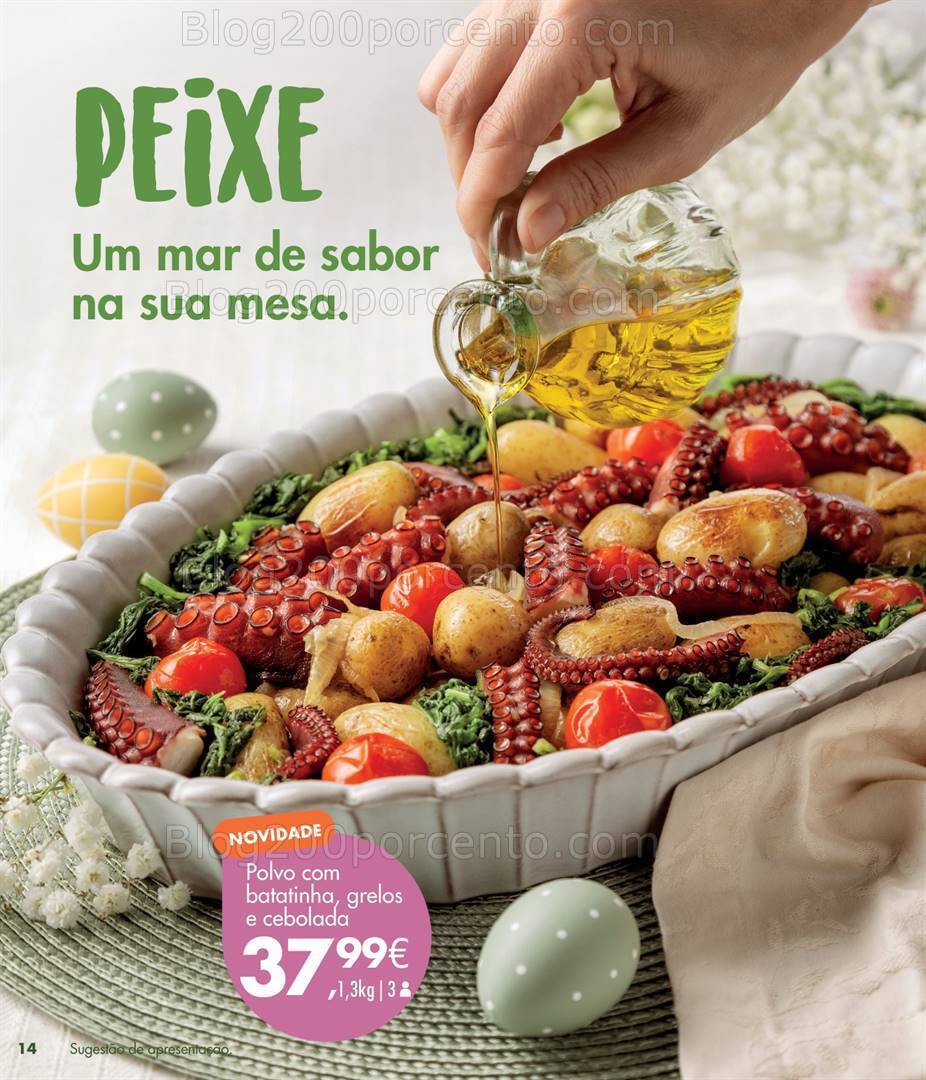 Antevisão Folheto PINGO DOCE Take Away Páscoa Promoções de 5 a 24 março