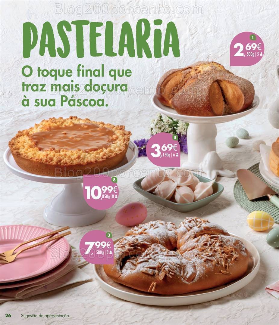 Antevisão Folheto PINGO DOCE Take Away Páscoa Promoções de 5 a 24 março