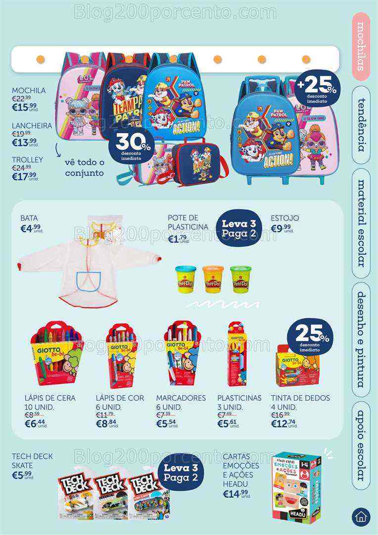 Antevisão Folheto NOTE Regresso às Aulas Promoções até 25 setembro