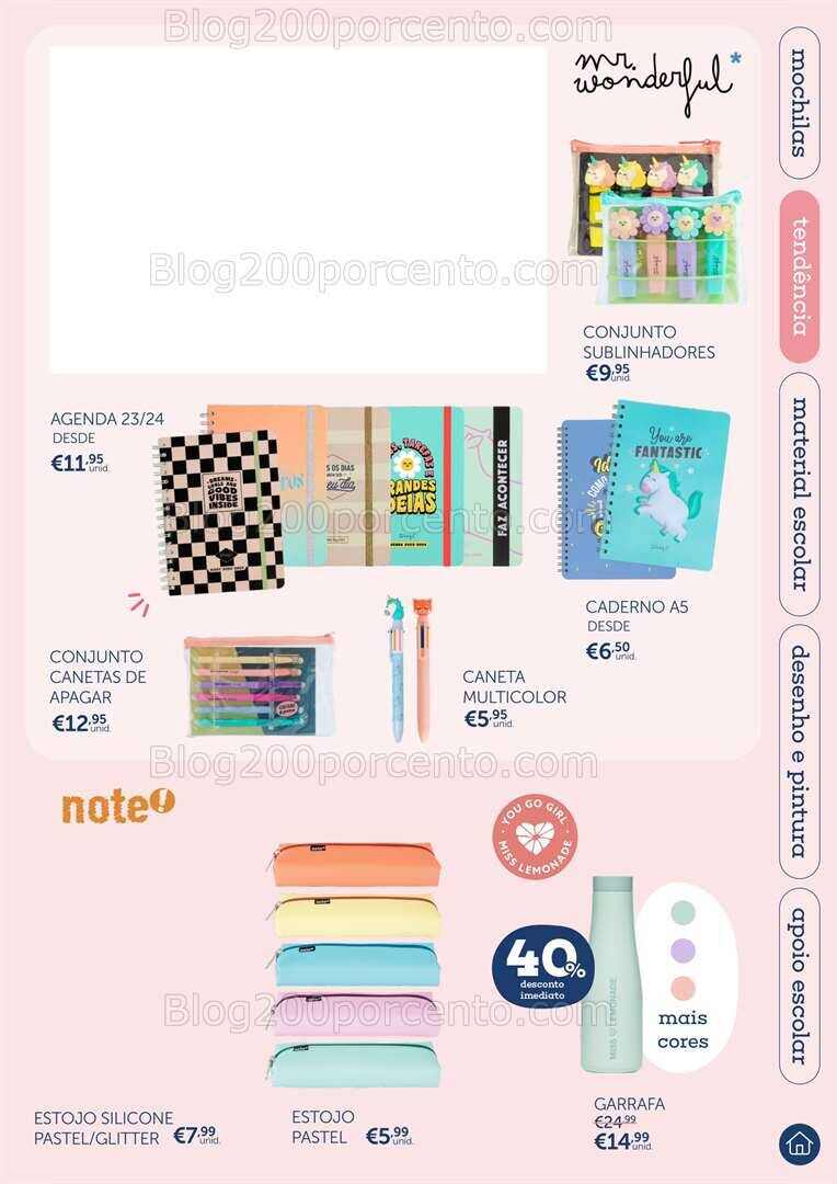 Antevisão Folheto NOTE Regresso às Aulas Promoções até 25 setembro