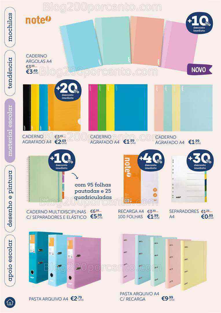 Antevisão Folheto NOTE Regresso às Aulas Promoções até 25 setembro