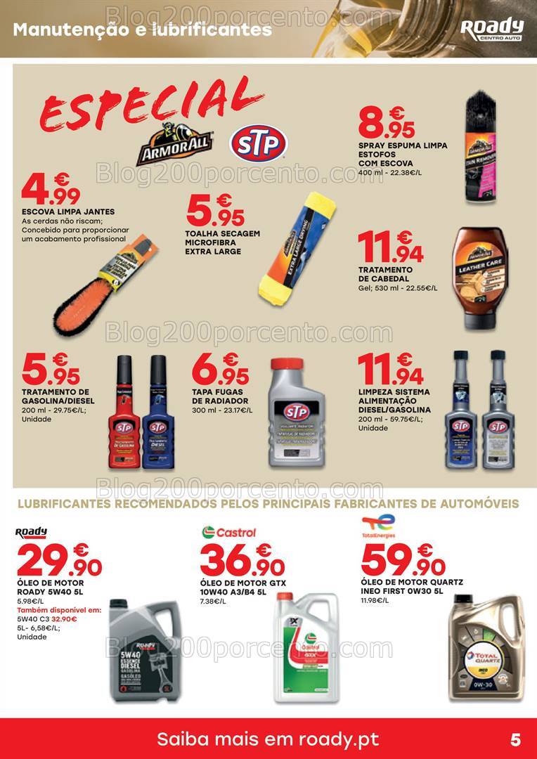 Antevisão Folheto ROADY Promoções de 29 agosto a 22 setembro