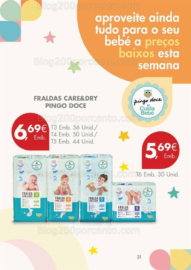 Antevisão Folheto PINGO DOCE Clube do Bebé Promoções de 5 a 8 janeiro