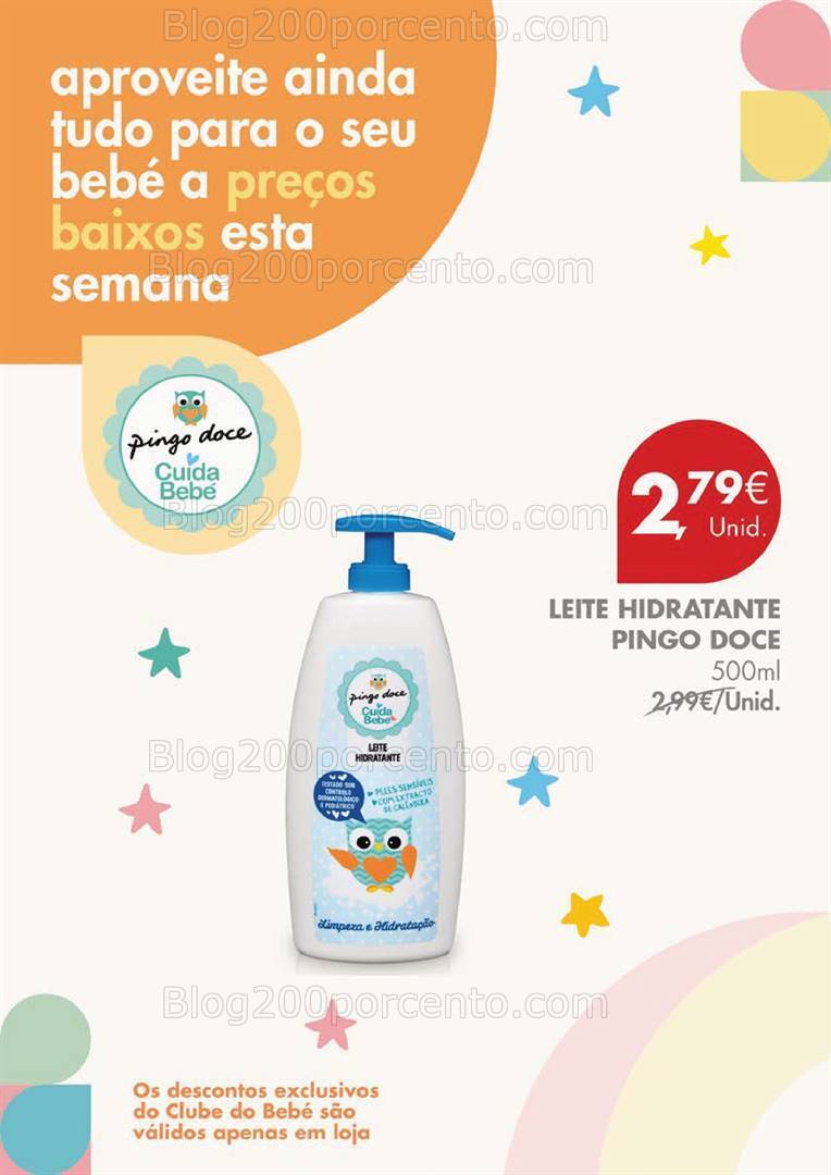 Antevisão Folheto PINGO DOCE Clube do Bebé Promoções de 5 a 8 janeiro