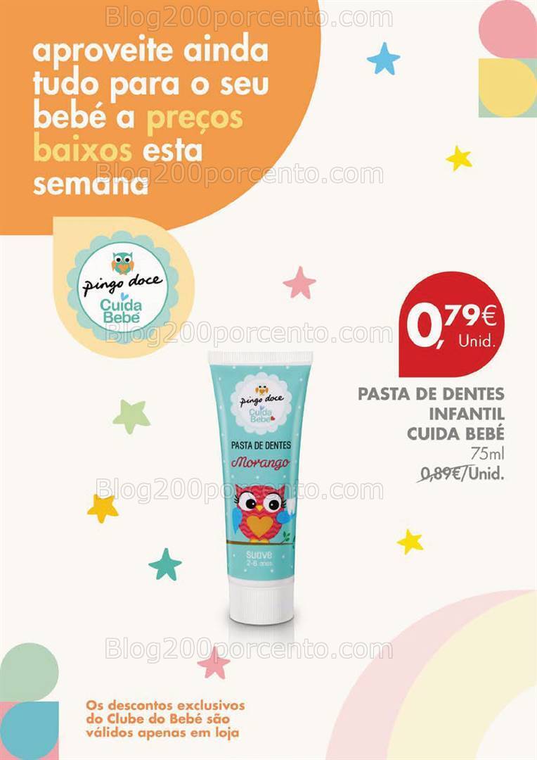 Antevisão Folheto PINGO DOCE Clube do Bebé Promoções de 9 a 15 janeiro