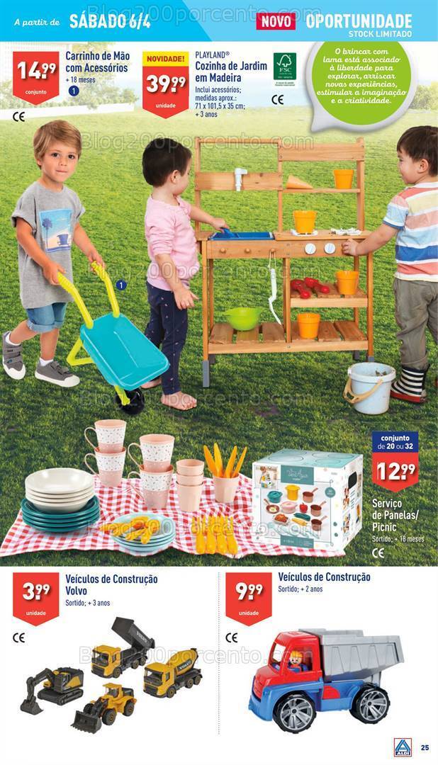 Antevisão Folheto ALDI Bazar Promoções a partir de 6 abril