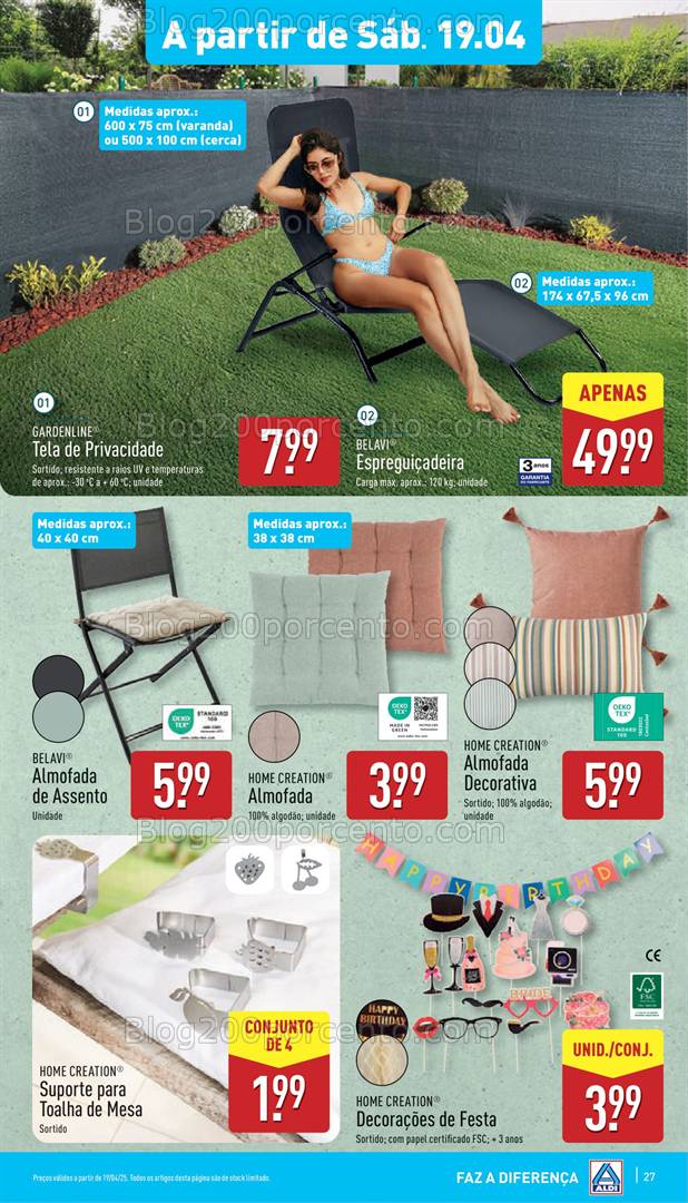 Antevisão Folheto ALDI Promoções de 16 a 22 abril